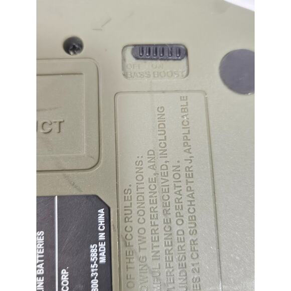 Vintage Lenoxx Sound CD Player With AM FM Radio CD-61 Works Great Clean - Picture 4 of 11